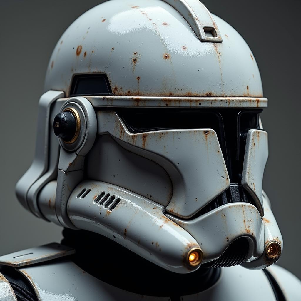 Phase II Clone Trooper Helmet with Enhanced Features