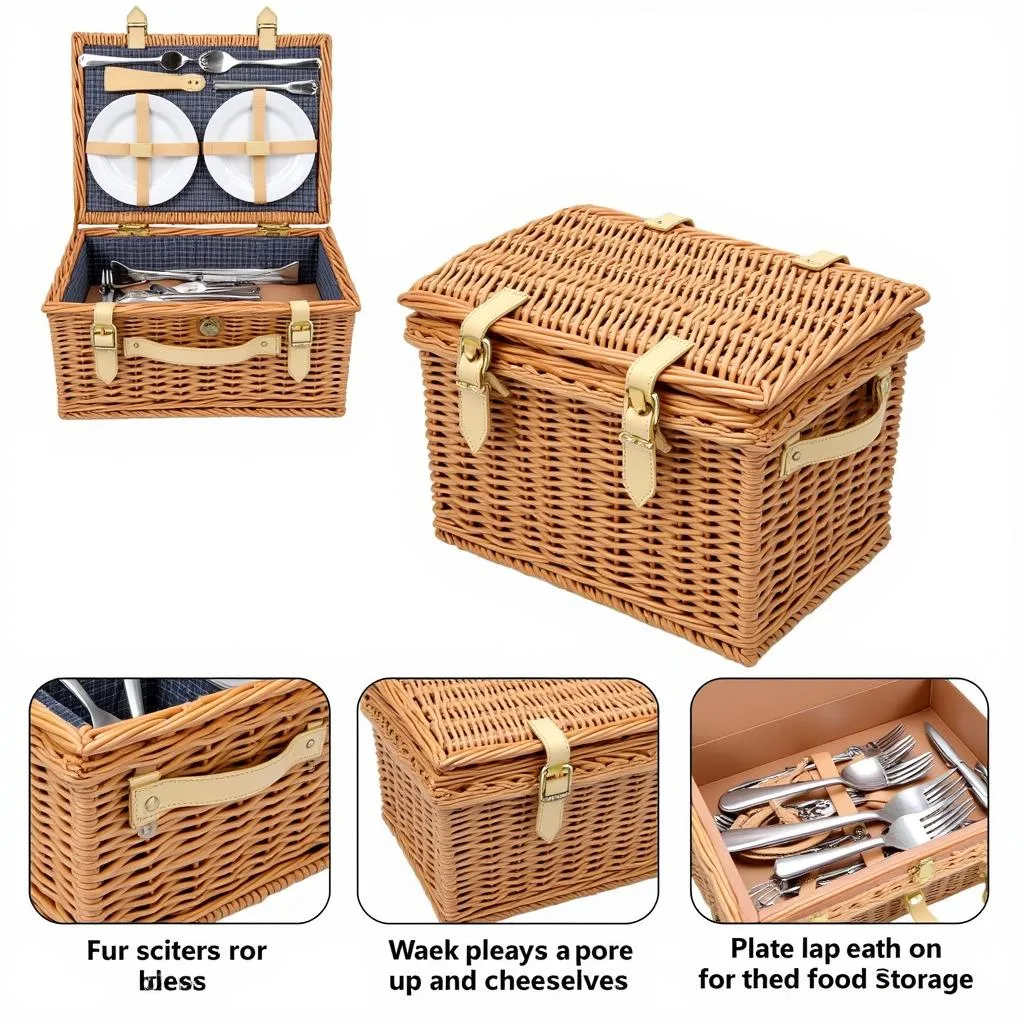 Picnic Basket 4 Capacity