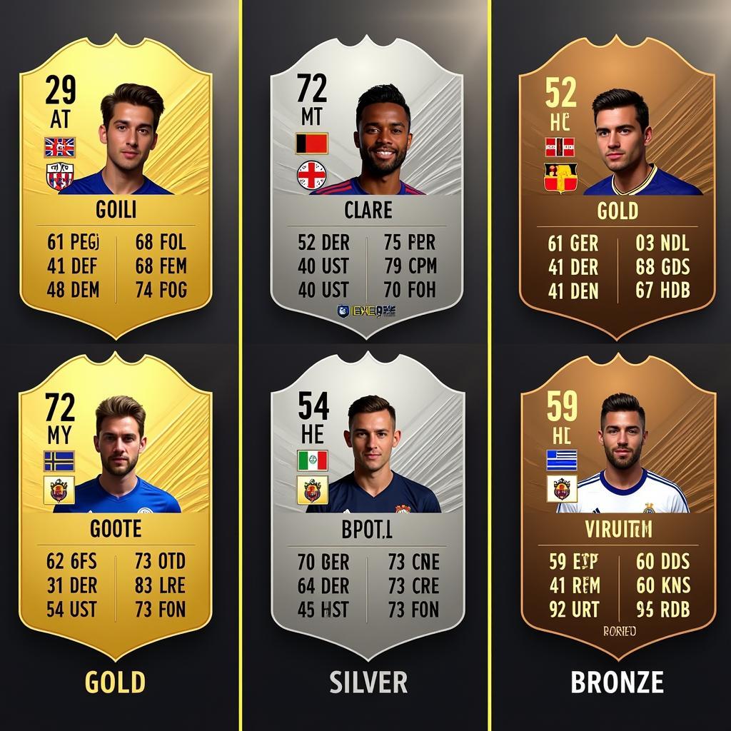 Comparing Player Card Ratings in FIFA 23