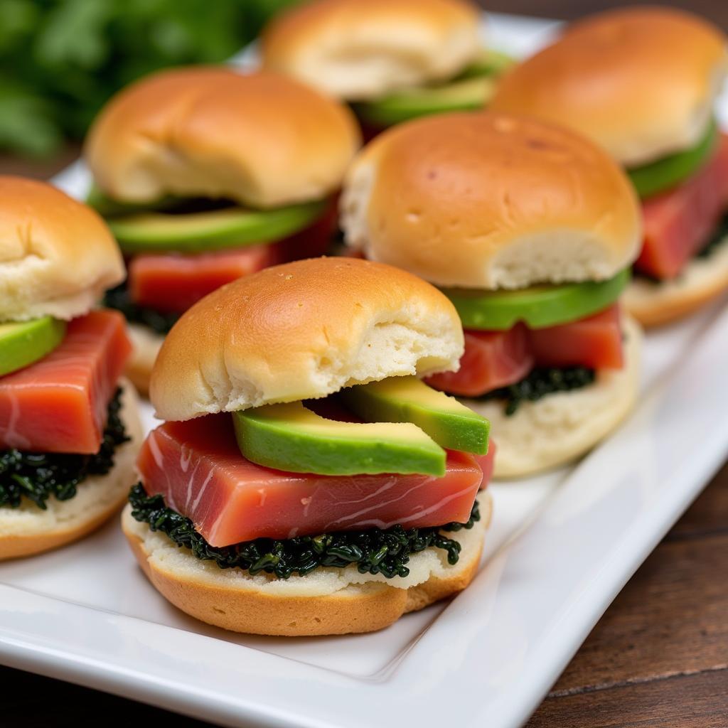 Colorful Poke Sliders Platter