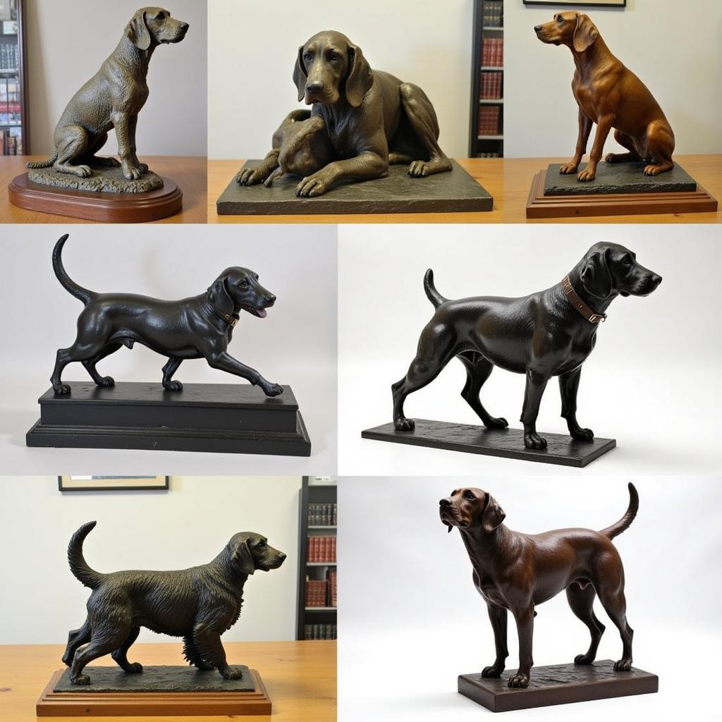 Sculptures of Beloved Hunting Breeds