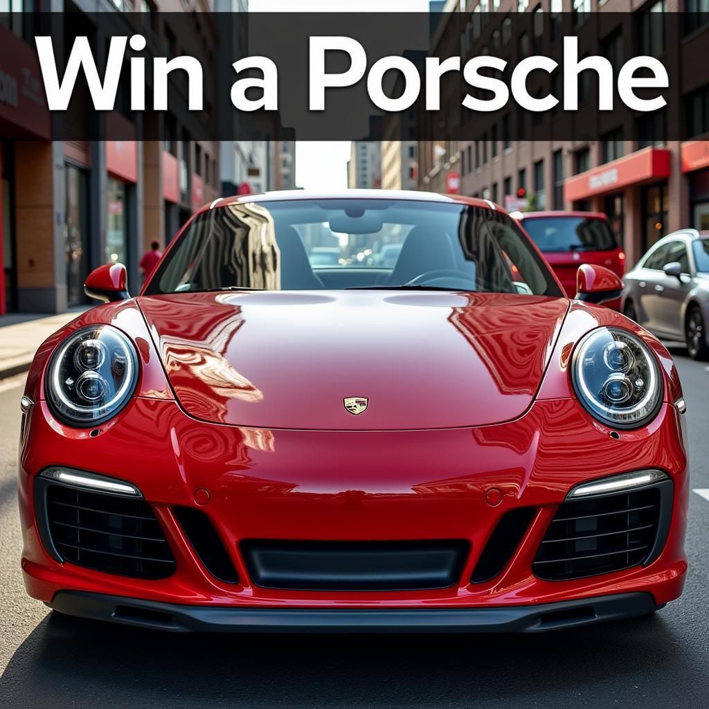 Porsche Giveaway Banner