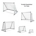 Portable football goals in various sizes