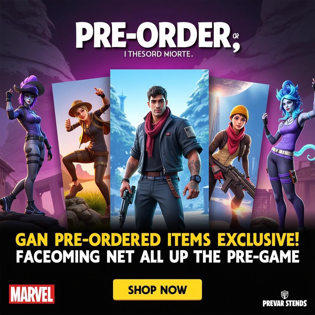 Pre-order game banner