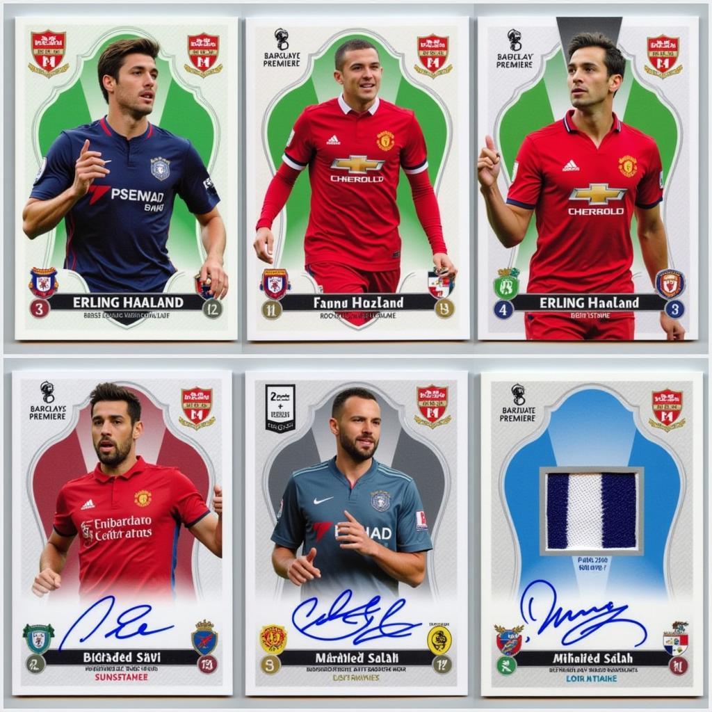 Types of Barclays Premier League Soccer Cards