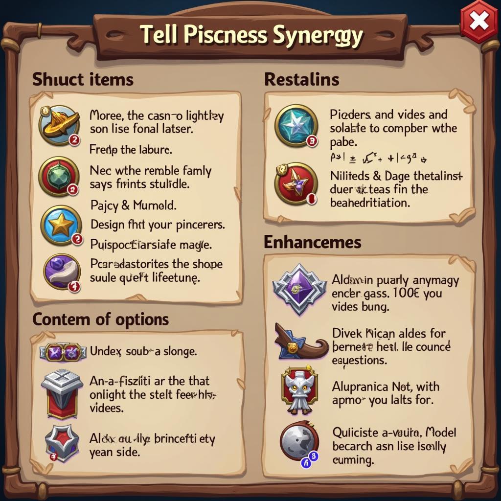 Equipment and Enhancements for Princess Synergy