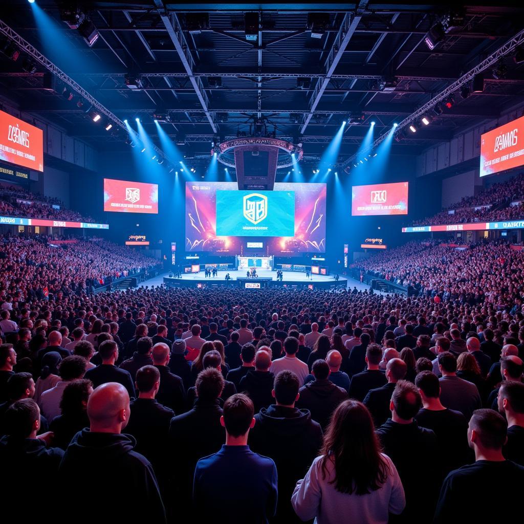 Esports Arena Packed with Fans