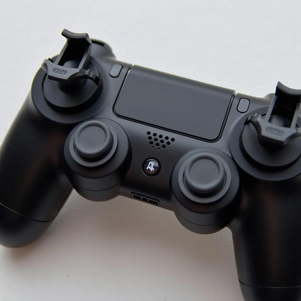 PS4 controller with custom back paddles