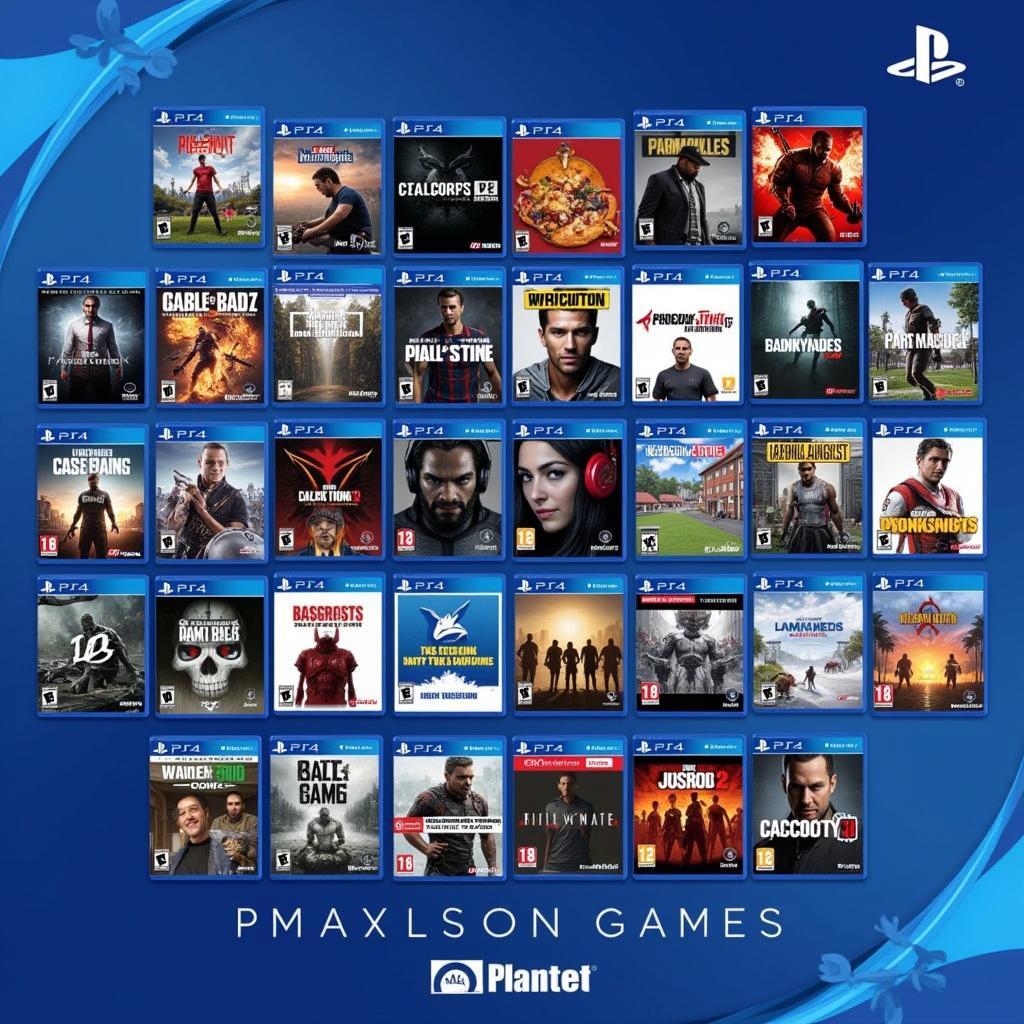 Collection of PS4 Games