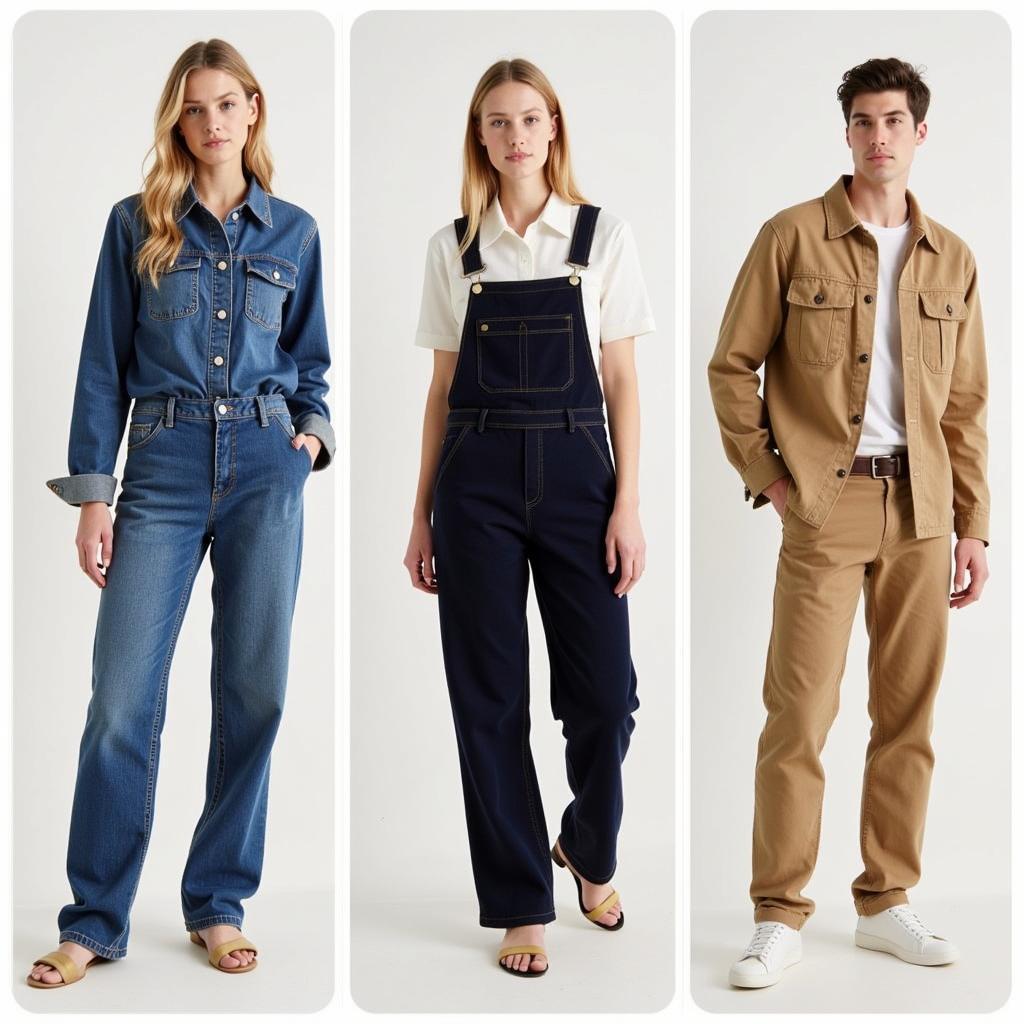 PSU overalls in various styles