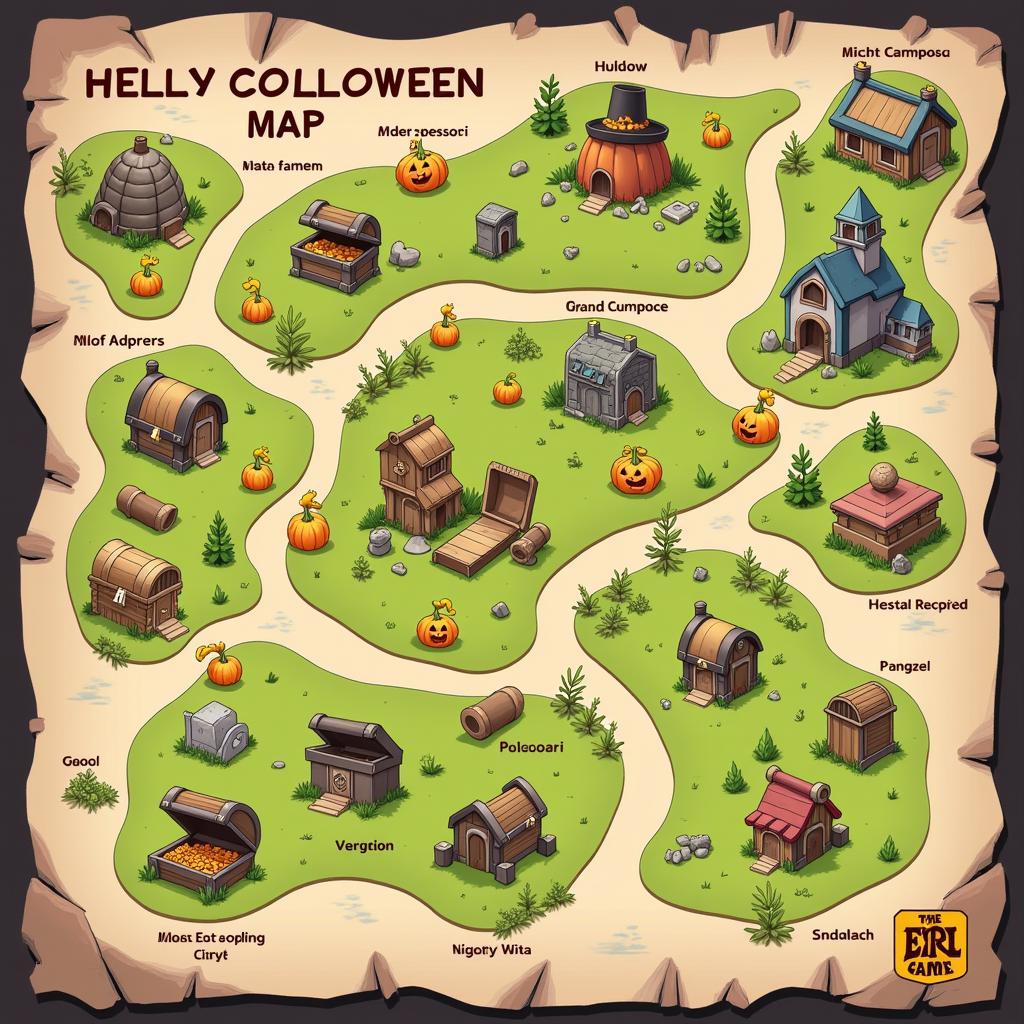 Pumpkin Festival Treasure Chase Map