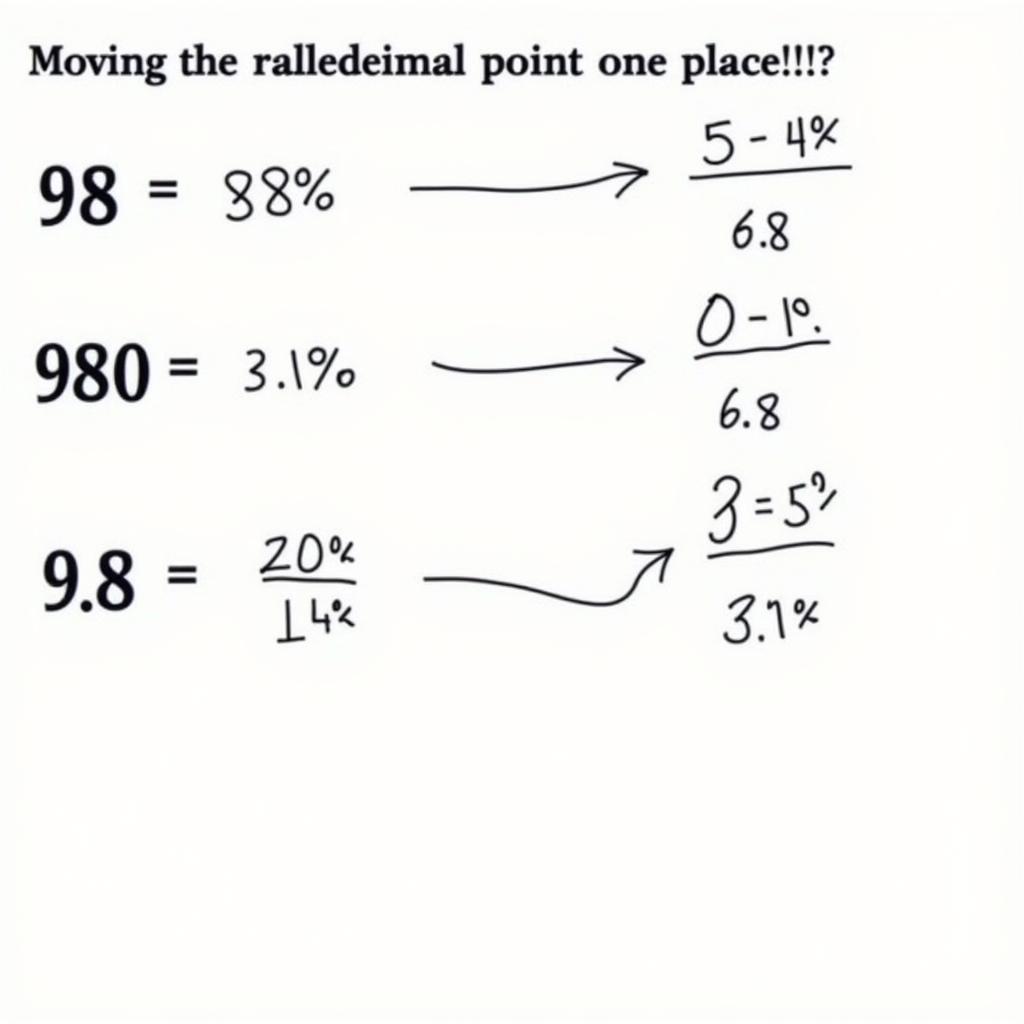 Moving the Decimal Point to Calculate 10% 