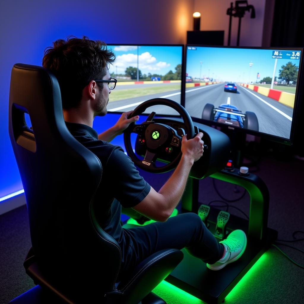 Racing Wheel Setup for Xbox