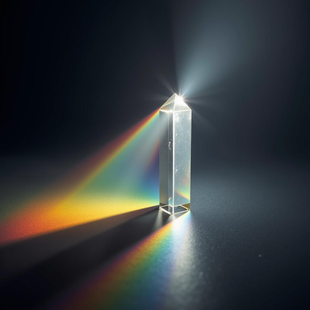 Light Refraction Through a Prism