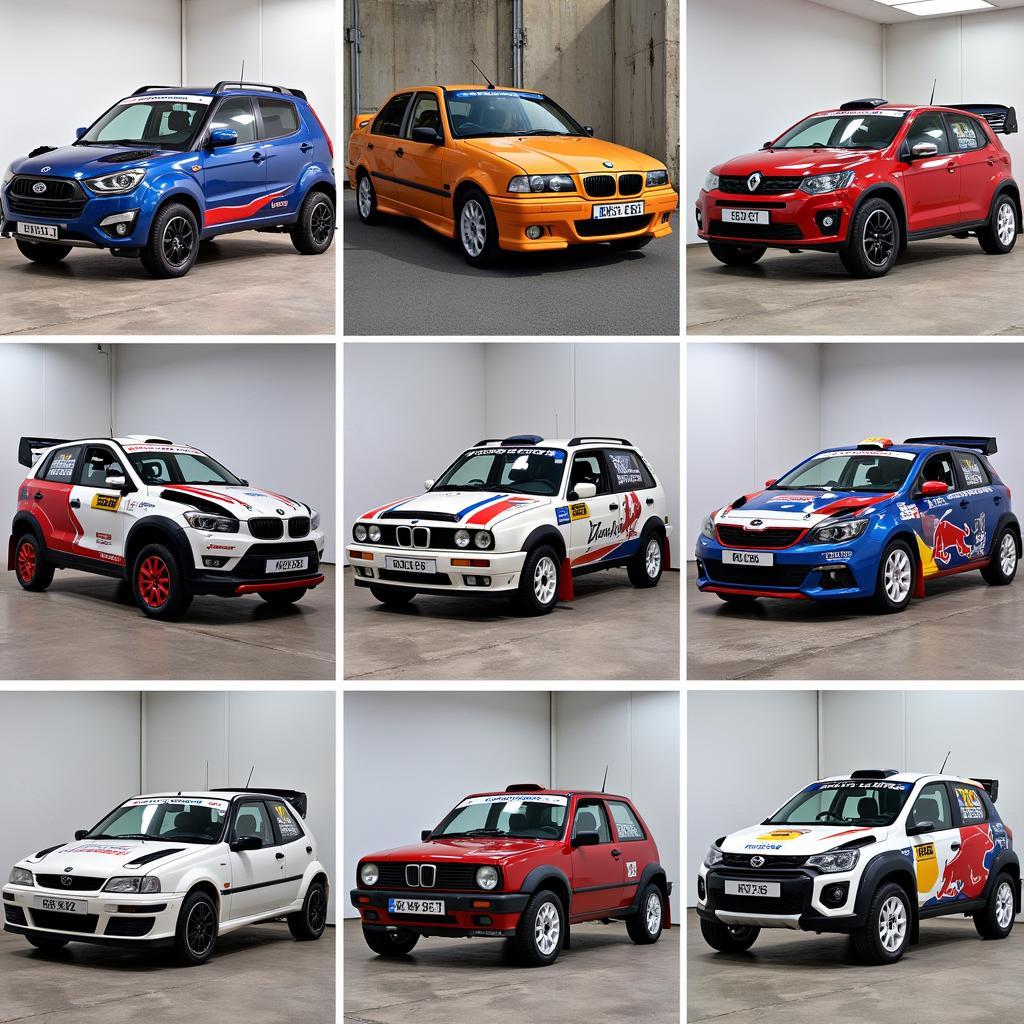 Various Rally Cars for Sale