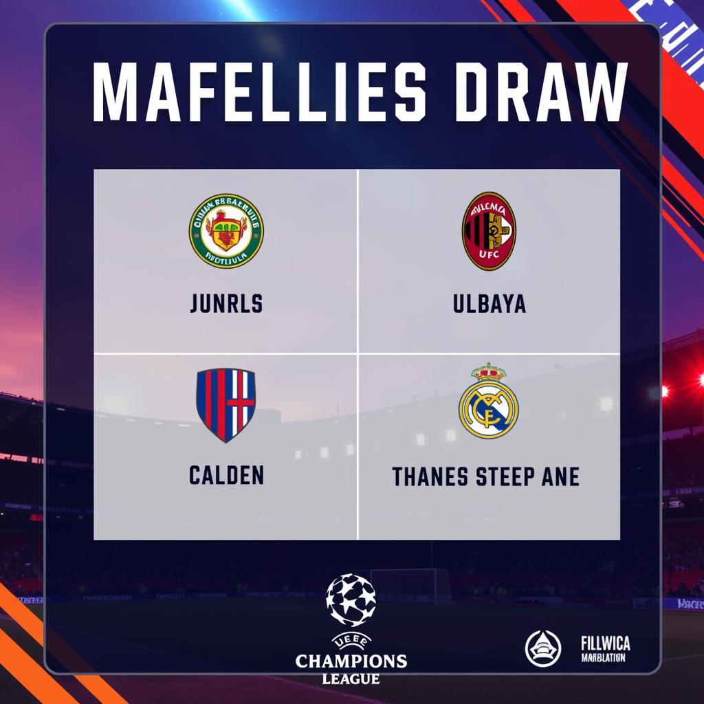 Random Champions League Draw Simulator