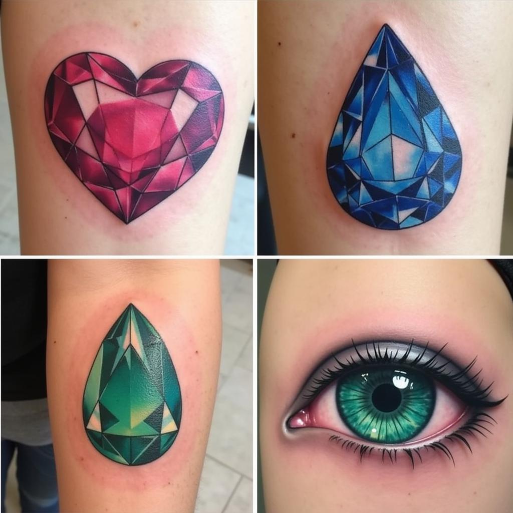 Realistic Gem Tattoo Ideas