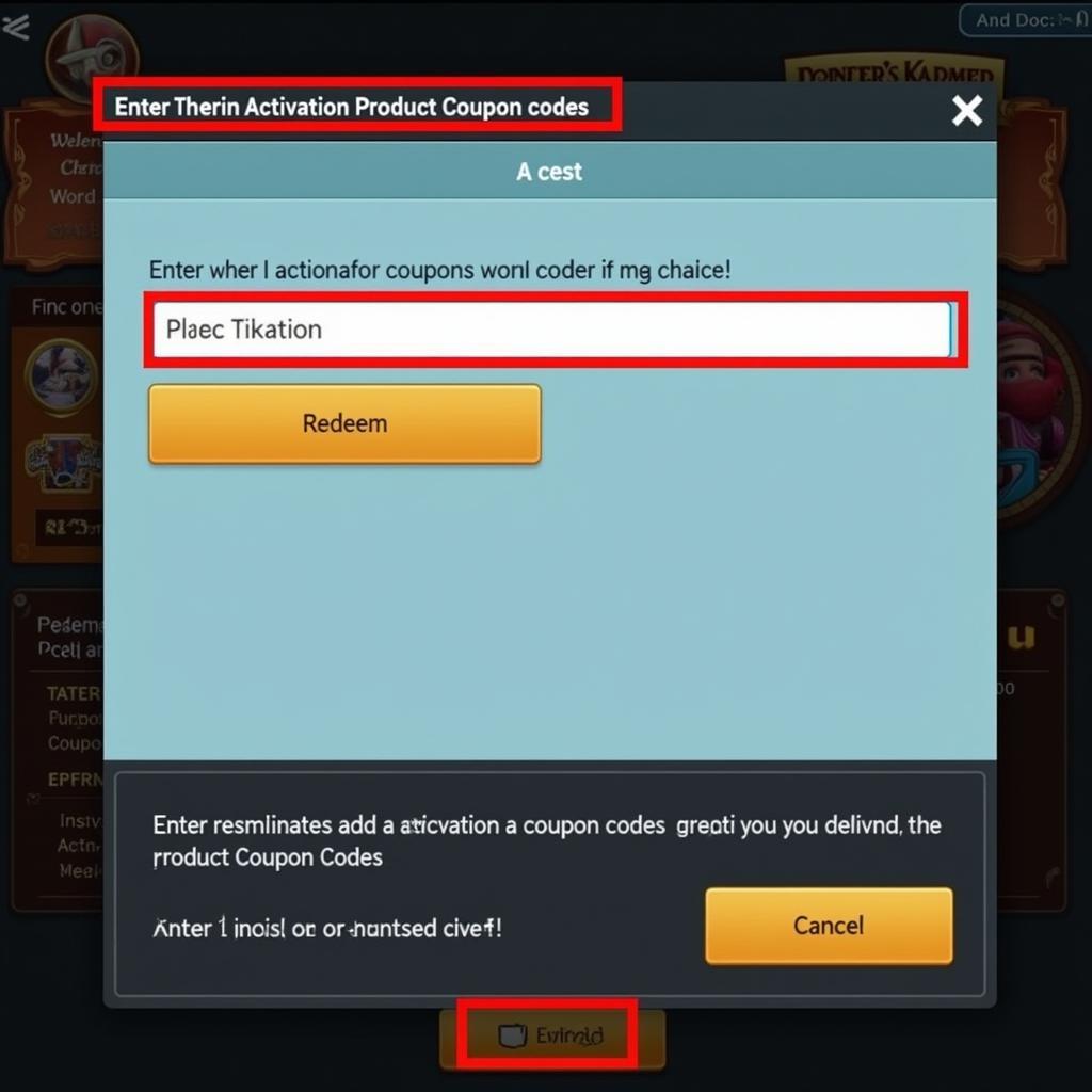 Redeeming Activation Code In-Game