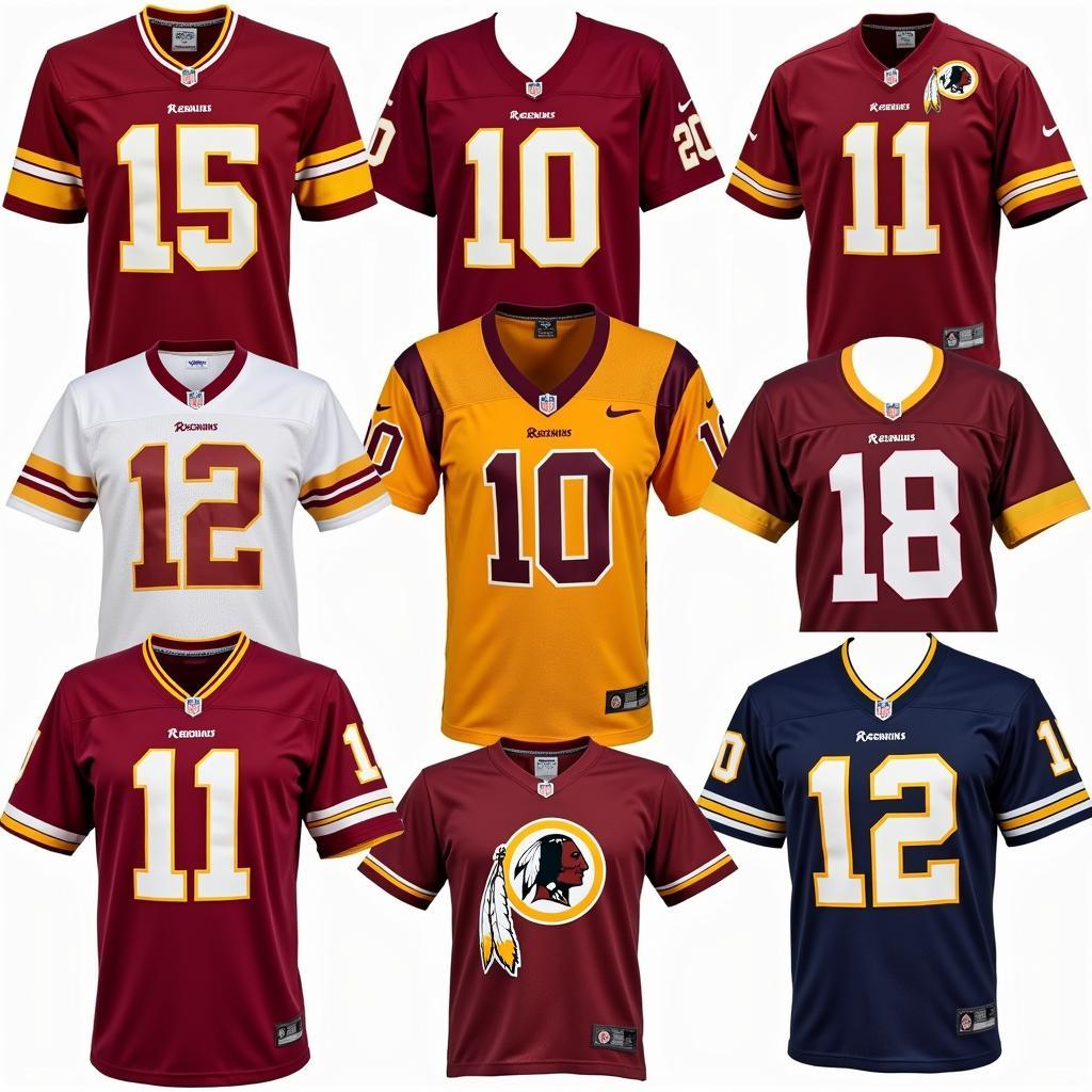 Evolution of the Washington Redskins Jersey