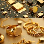 Refined Gold Applications: Electronics and Jewelry