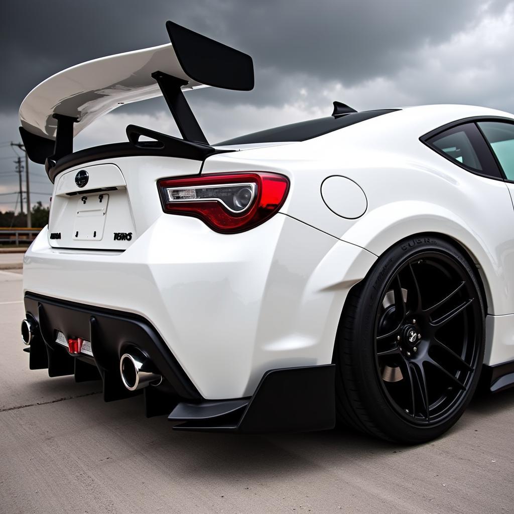 Subaru BRZ Rear with Rocket Bunny Kit