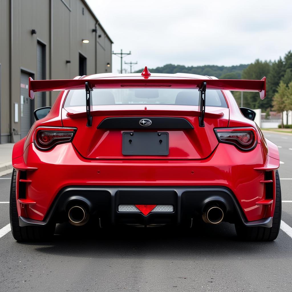 Rocket Bunny Subaru BRZ Rear View