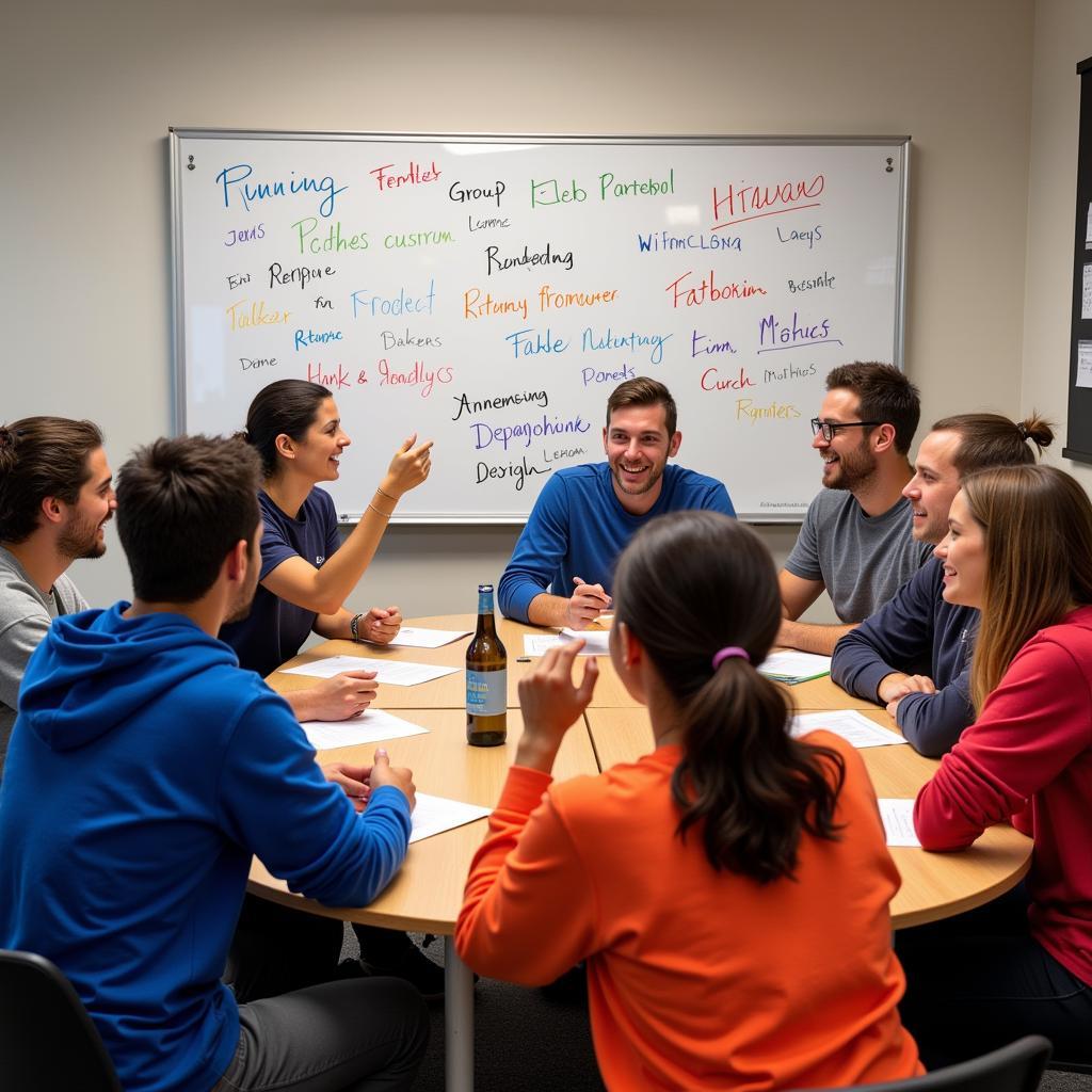 Runners brainstorming name ideas