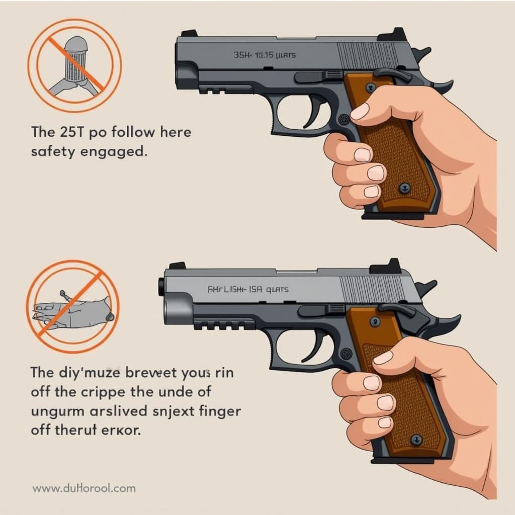 Safe Handling and Storage of a 25 Automatic Pistol