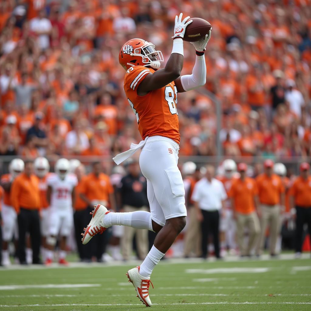 Sam Houston State Wide Receiver in Action