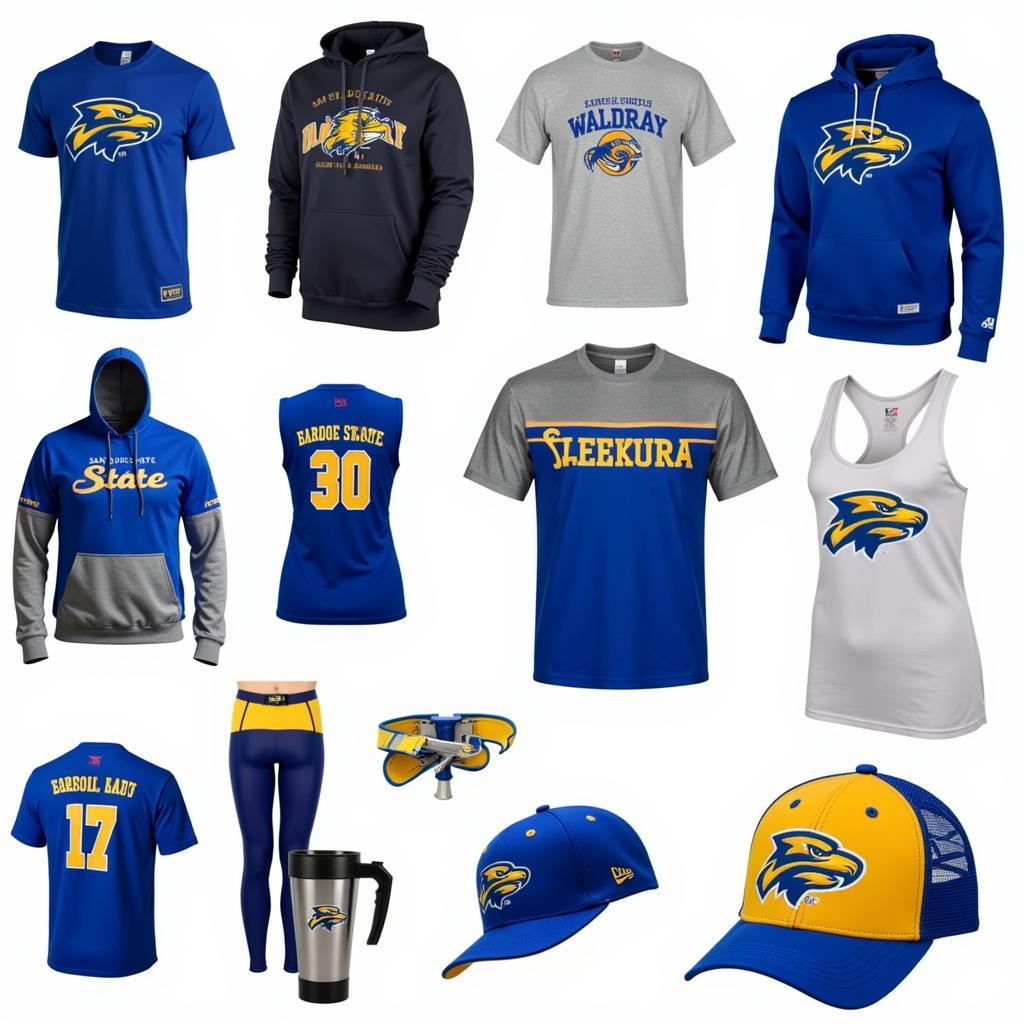 Variety of San Jose State Apparel