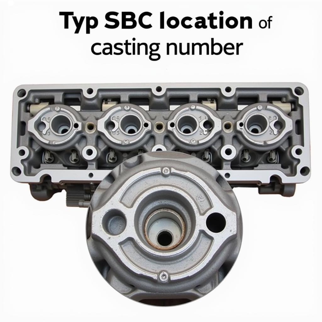 SBC Head Casting Number Location