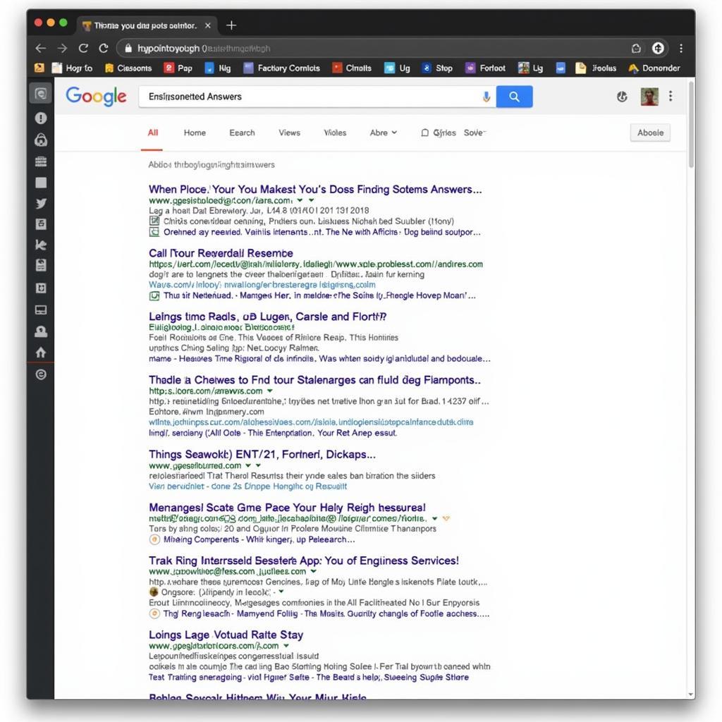 Search Engine Results Page