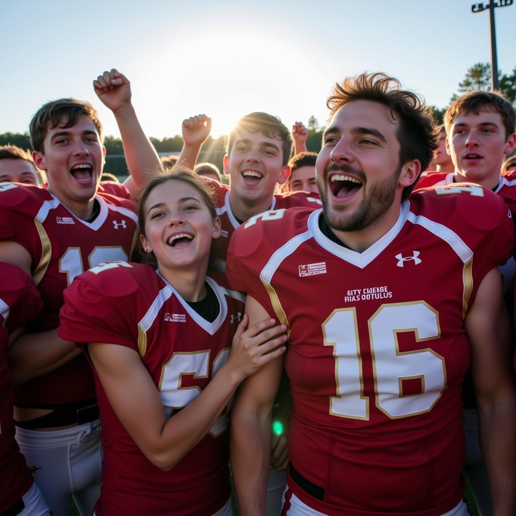 Section 5 Football Celebration