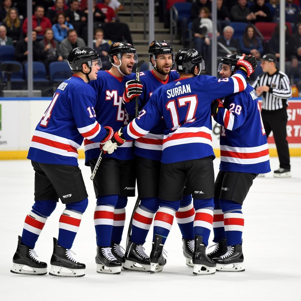 Section V Hockey Celebration