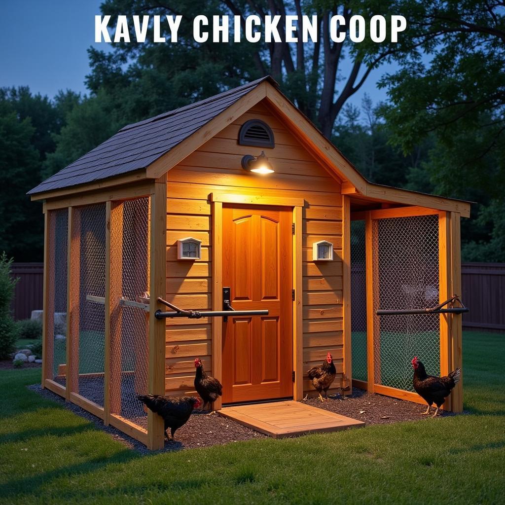 A Secure and Safe Chicken Coop at Night