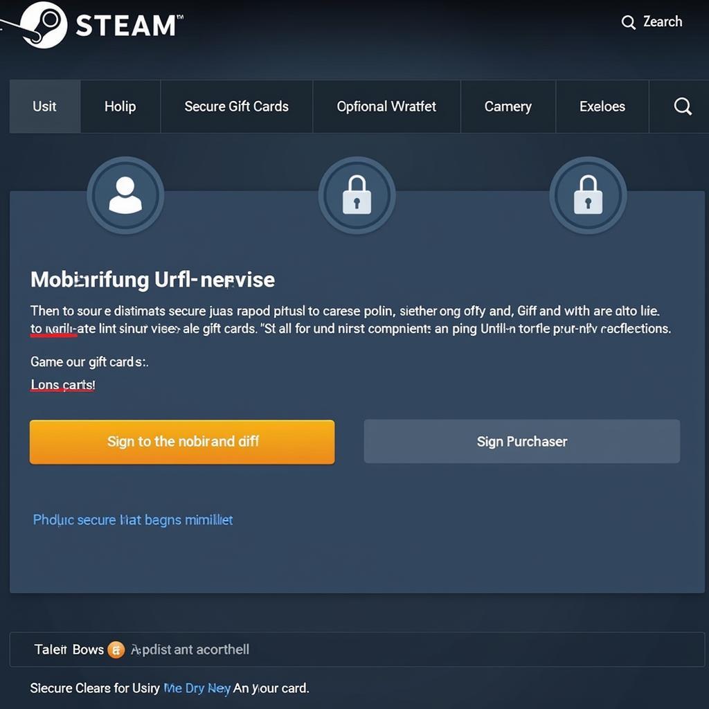 Secure Steam Gift Card Purchase