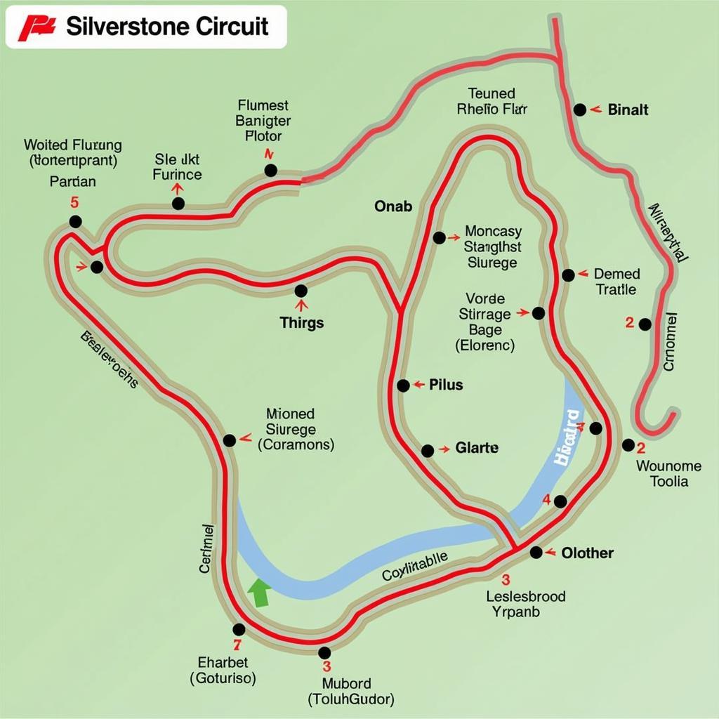 Silverstone Circuit Layout