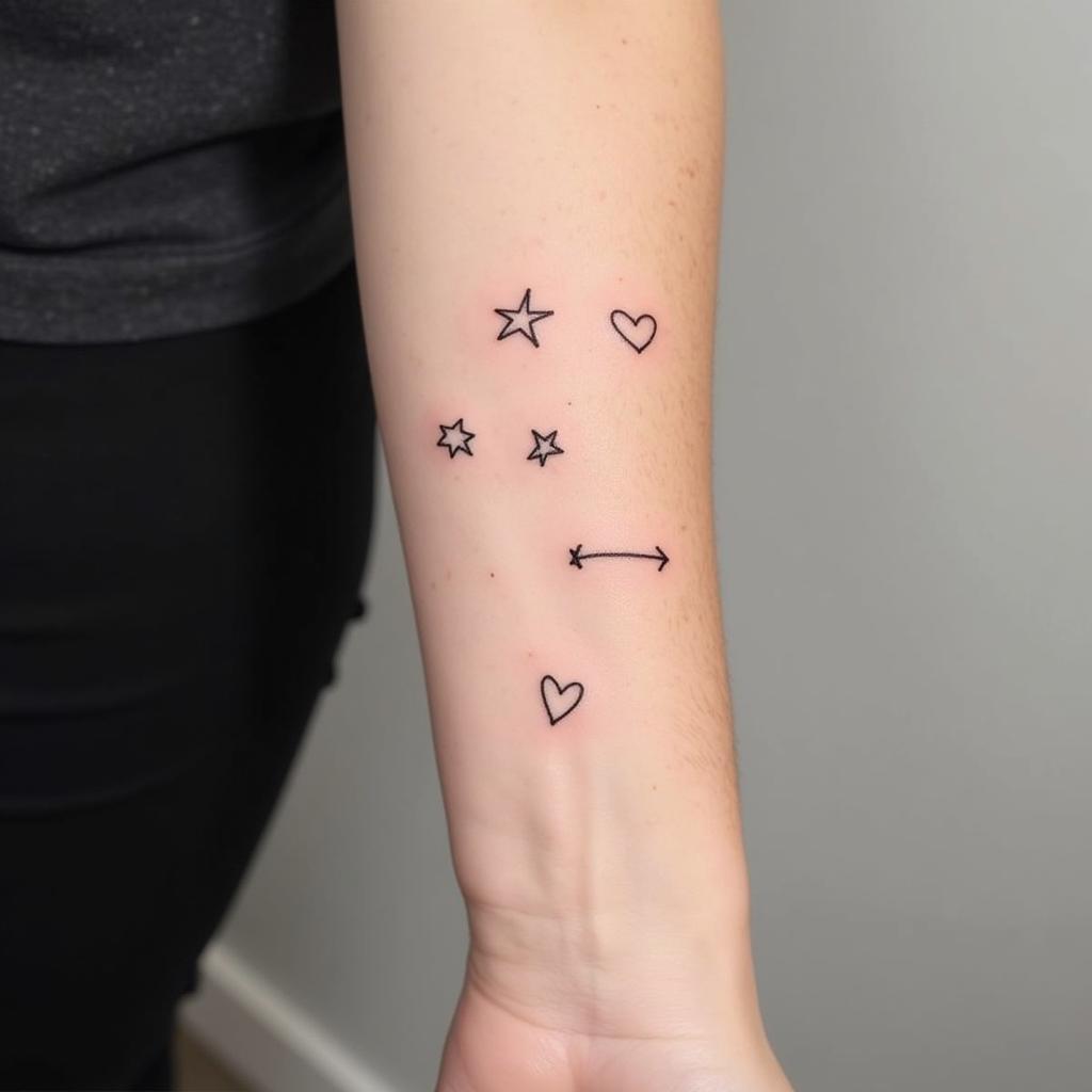 Simple stuff tattoo ideas on arm