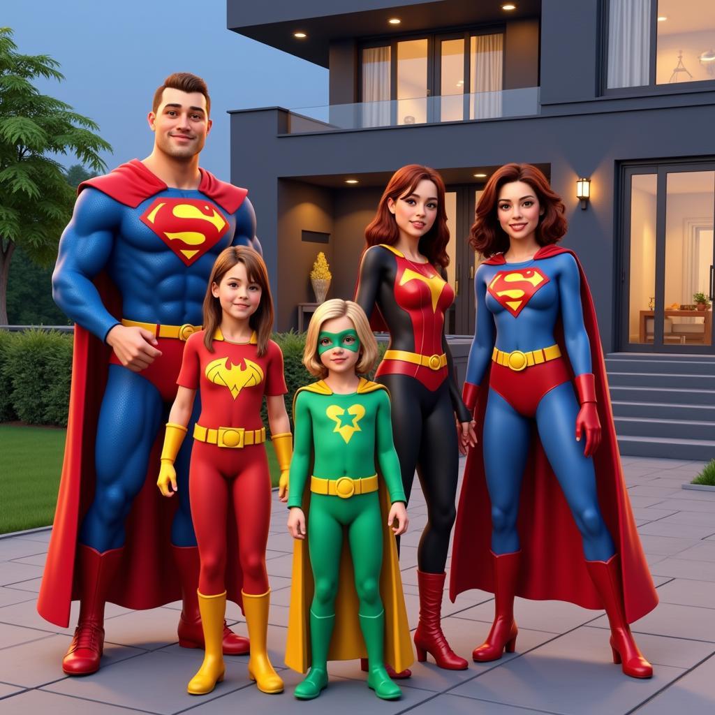 Sims 3 Legacy Challenge Superhero Family