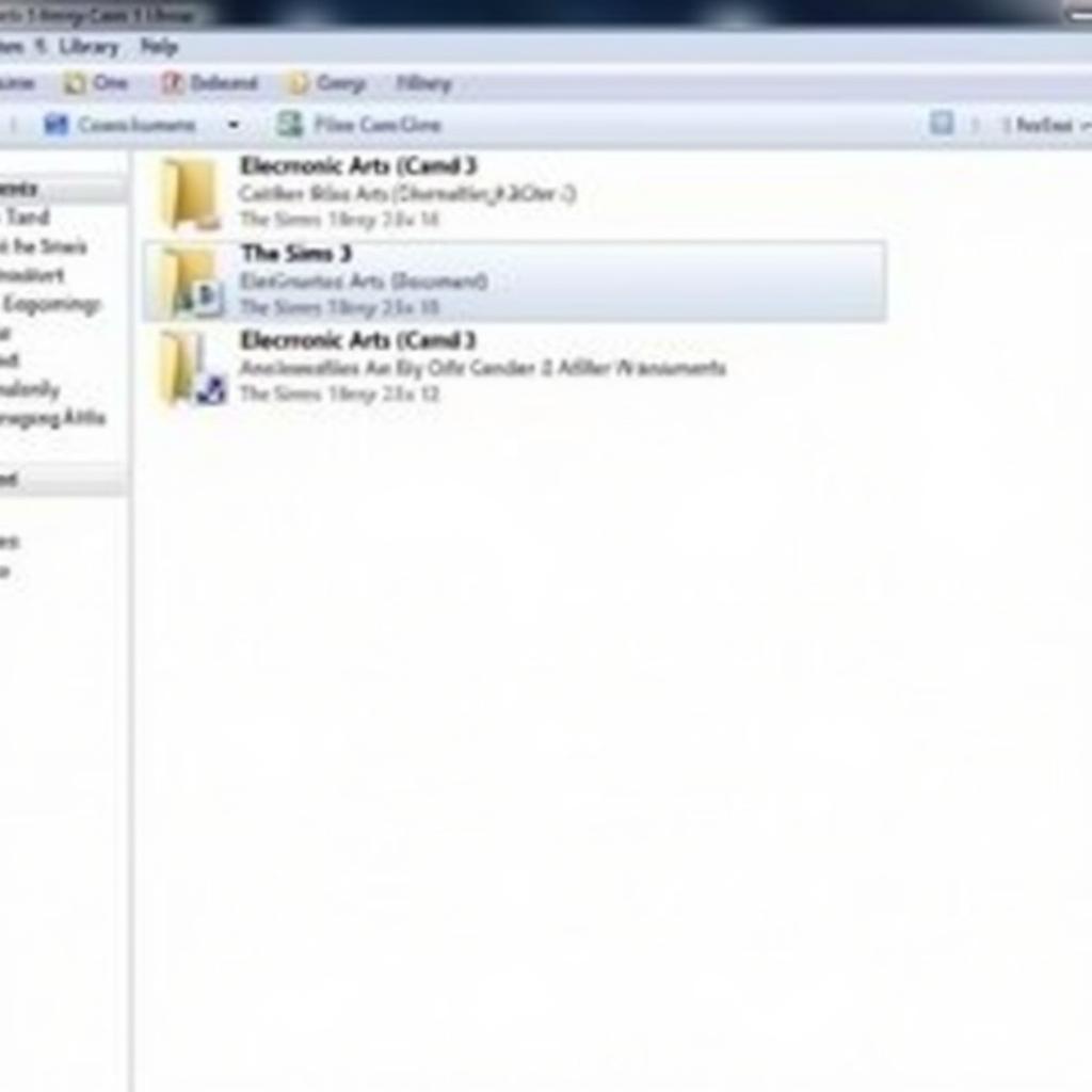 Finding Your Sims 3 Library Folder