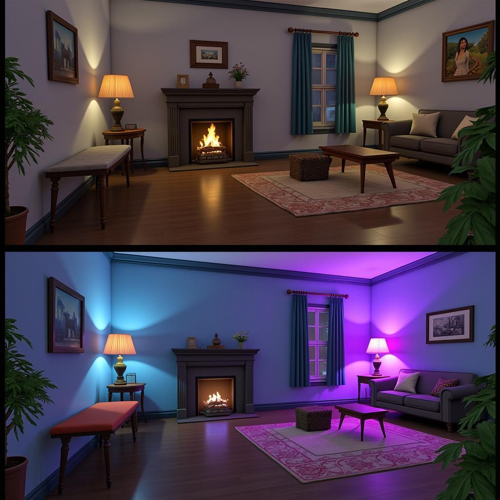 Sims 3 Lighting Comparison