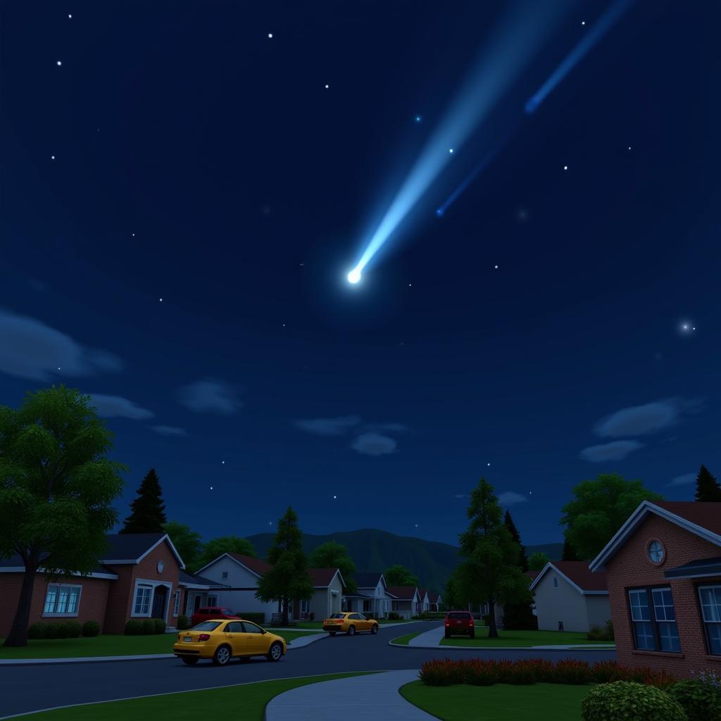 Sims 3 meteor shower occurrence