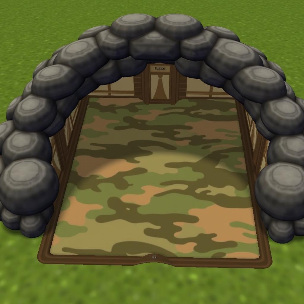 Sims 3 Military Base with Rug