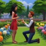 Sims 3 Romantic Garden Proposal