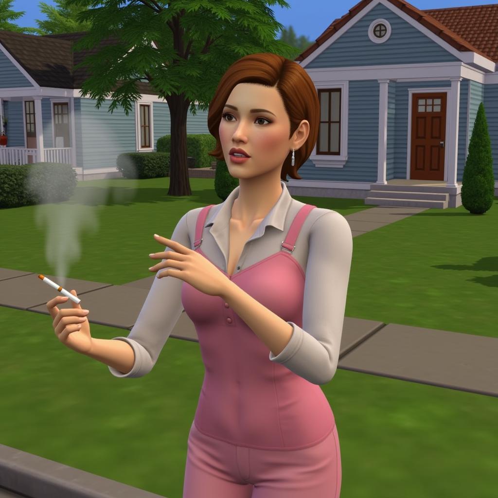 Sims 3 Smoking Mod Screenshot