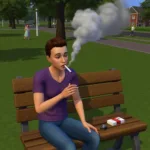 Sims 3 Smoking Mod in Action