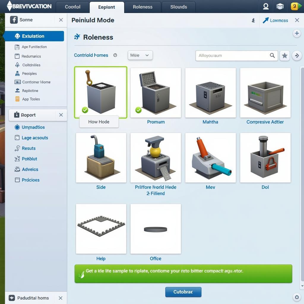 Sims 4 build mode interface