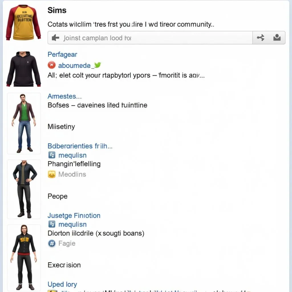 Exploring a Sims 4 CC Clothes Tumblr Feed