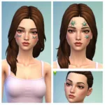 Strategic Placement of Face Tattoos in Sims 4