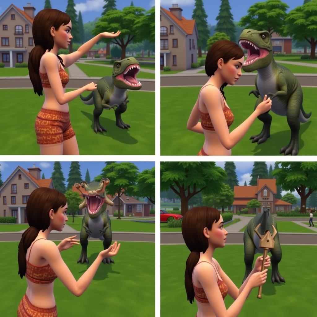 Sims 4 Prehistoric Gameplay CC